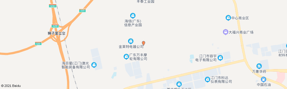江门金莱特公司_公交站地图_江门公交_妙搜公交查询2024