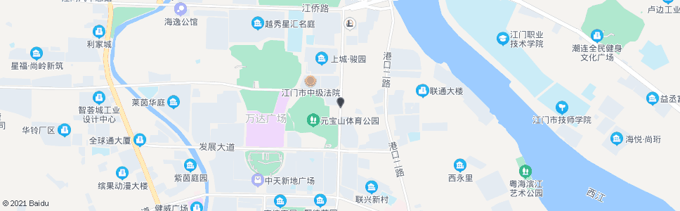 江门青少宫站_公交站地图_江门公交_妙搜公交查询2024