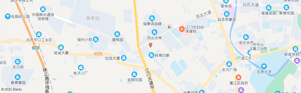 江门监测站站_公交站地图_江门公交_妙搜公交查询2024