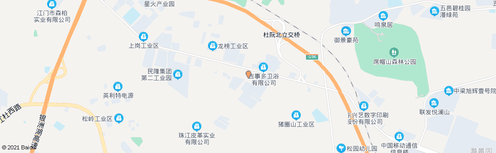 江门龙榜工业区_公交站地图_江门公交_妙搜公交查询2024