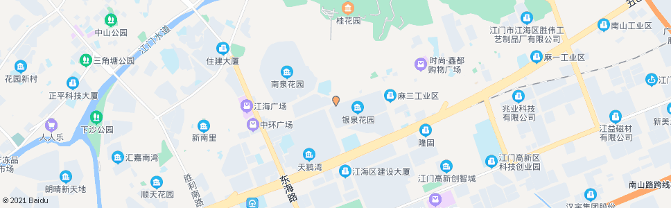 江门银泉花园_公交站地图_江门公交_妙搜公交查询2024
