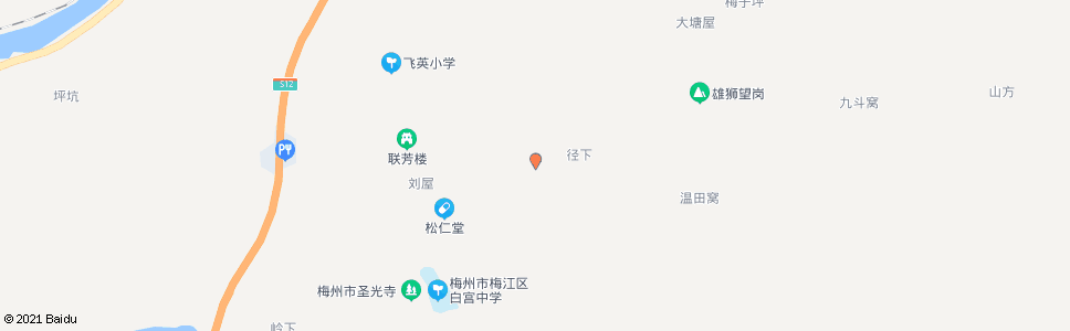 梅州岗子上_公交站地图_梅州公交_妙搜公交查询2024