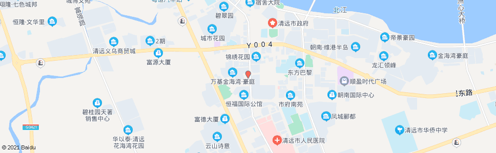 清远中冠站_公交站地图_清远公交_妙搜公交查询2024