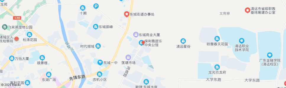 清远海逸路_公交站地图_清远公交_妙搜公交查询2024