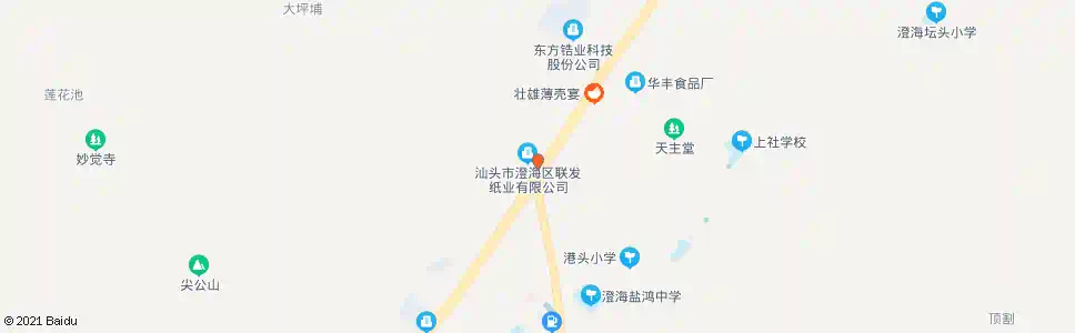 汕头洲达油站_公交站地图_汕头公交_妙搜公交查询2024