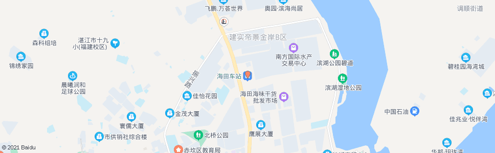 湛江海定路_公交站地图_湛江公交_妙搜公交查询2024