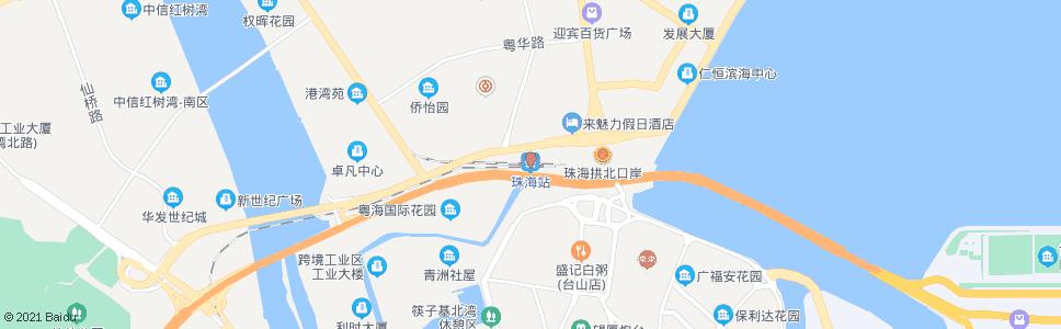 珠海南桥_公交站地图_珠海公交_妙搜公交查询2024