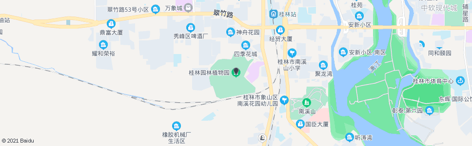 桂林园林植物园_公交站地图_桂林公交_妙搜公交查询2024