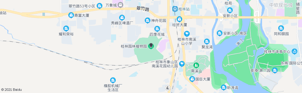 桂林植物园_公交站地图_桂林公交_妙搜公交查询2024