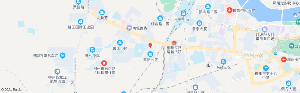 柳州革新一区_公交站地图_柳州公交_妙搜公交查询2024