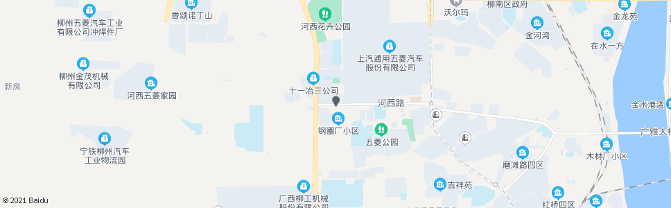 柳州十一冶_公交站地图_柳州公交_妙搜公交查询2024