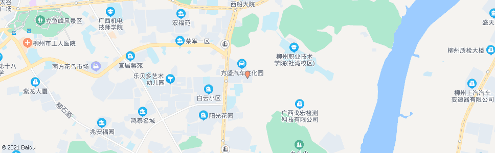 柳州有色冶炼公司_公交站地图_柳州公交_妙搜公交查询2024