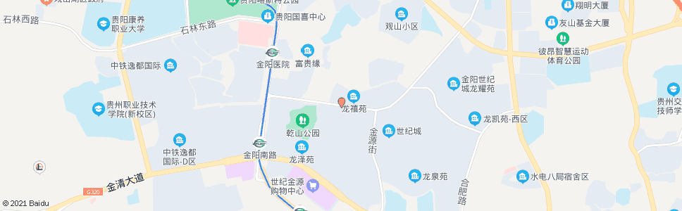 贵阳福州街口_公交站地图_贵阳公交_妙搜公交查询2024