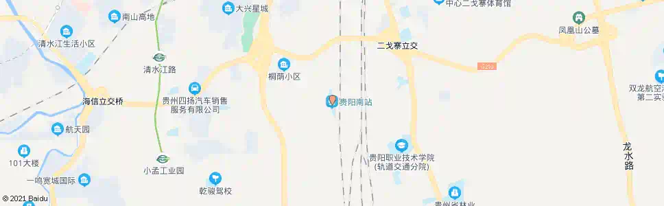 贵阳南站_公交站地图_贵阳公交_妙搜公交查询2024