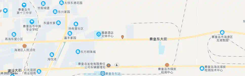 秦皇岛华赢磷酸有限公司_公交站地图_秦皇岛公交_妙搜公交查询2024