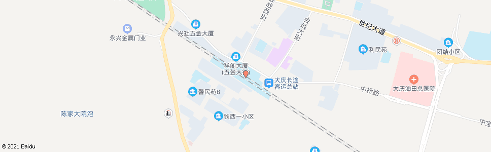 大庆市场(创汪庄)_公交站地图_大庆公交_妙搜公交查询2024