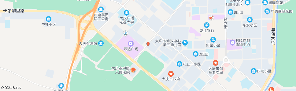 大庆检察院(玉门街)_公交站地图_大庆公交_妙搜公交查询2024