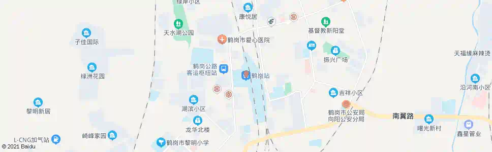 鹤岗矿局中_公交站地图_鹤岗公交_妙搜公交查询2024