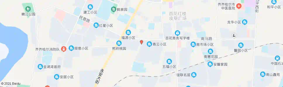 齐齐哈尔新洪记海鲜楼_公交站地图_齐齐哈尔公交_妙搜公交查询2024