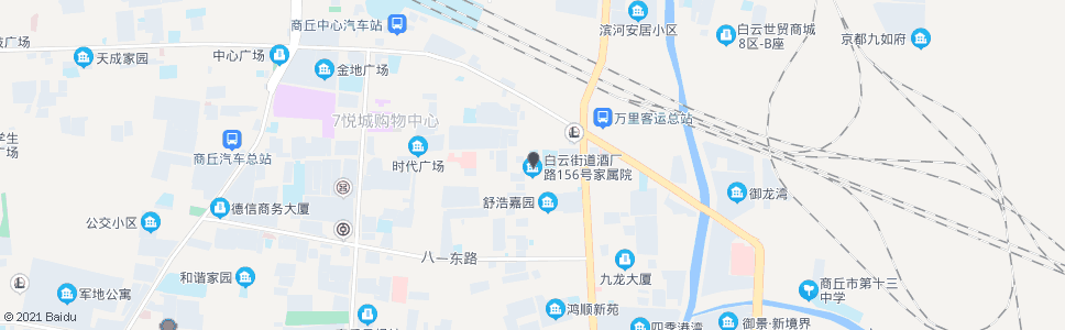 商丘团结路口(S206)_公交站地图_商丘公交_妙搜公交查询2024