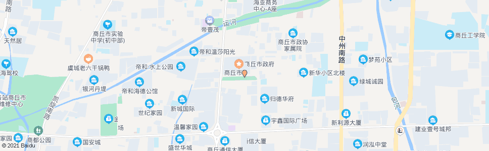 商丘新市委_公交站地图_商丘公交_妙搜公交查询2024