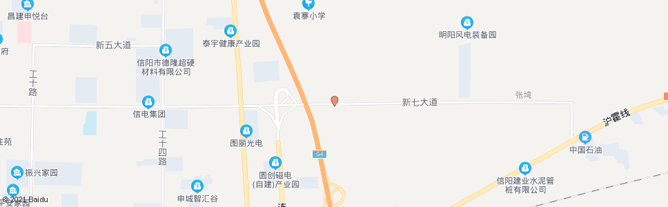 信阳袁寨(高速路口)_公交站地图_信阳公交_妙搜公交查询2024