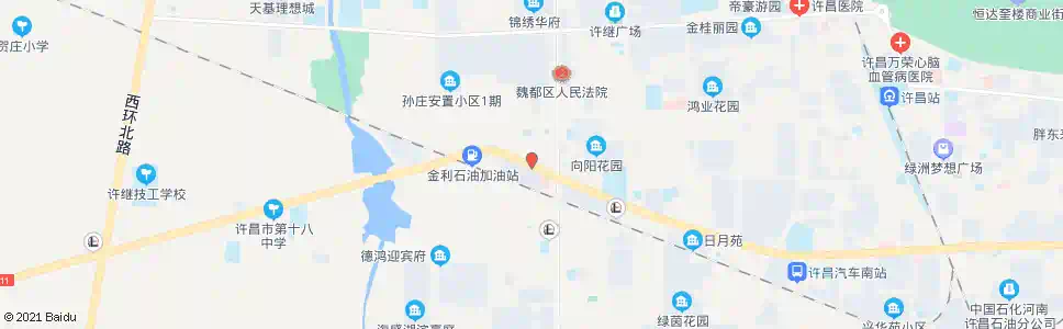 许昌新兴路延安路口_公交站地图_许昌公交_妙搜公交查询2024