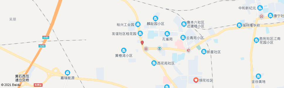 黄石新下陆邮局_公交站地图_黄石公交_妙搜公交查询2024
