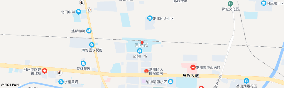 荆州红桥_公交站地图_荆州公交_妙搜公交查询2024