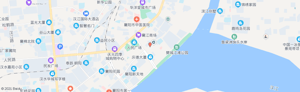 襄阳解放桥(步行街)_公交站地图_襄阳公交_妙搜公交查询2024