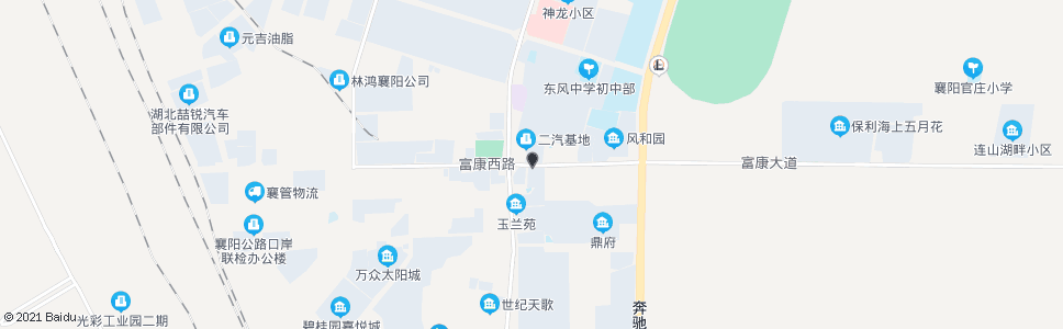 襄阳富康大市场_公交站地图_襄阳公交_妙搜公交查询2024