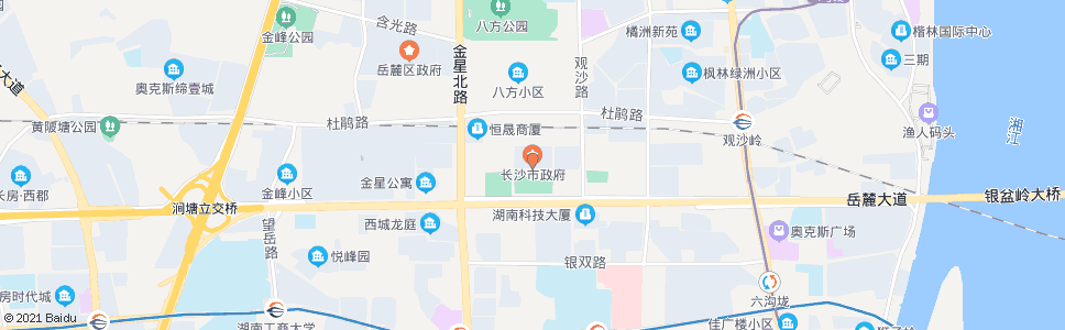 株洲橡树园_公交站地图_株洲公交_妙搜公交查询2024