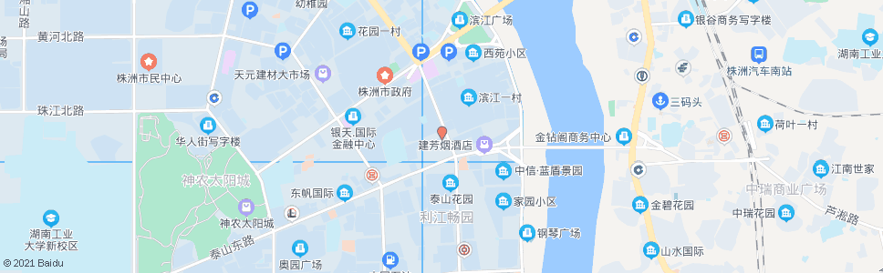 株洲泰山广场_公交站地图_株洲公交_妙搜公交查询2024