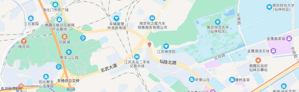 南京尧胜村_公交站地图_南京公交_妙搜公交查询2024