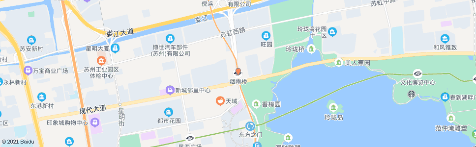 苏州中心桥_公交站地图_苏州公交_妙搜公交查询2024