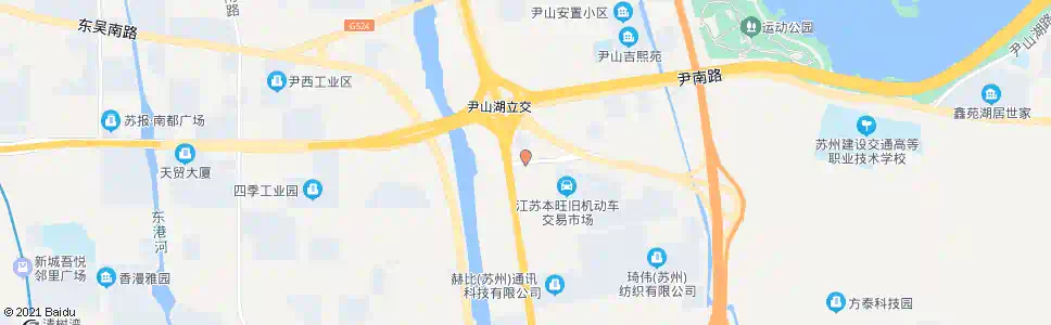 苏州北尹丰路吴东路南_公交站地图_苏州公交_妙搜公交查询2024