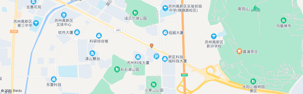 苏州青山大桥西_公交站地图_苏州公交_妙搜公交查询2024