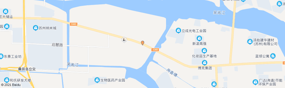苏州吴淞江大桥_公交站地图_苏州公交_妙搜公交查询2024