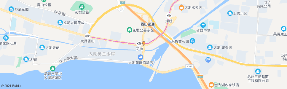 苏州香榭_公交站地图_苏州公交_妙搜公交查询2024
