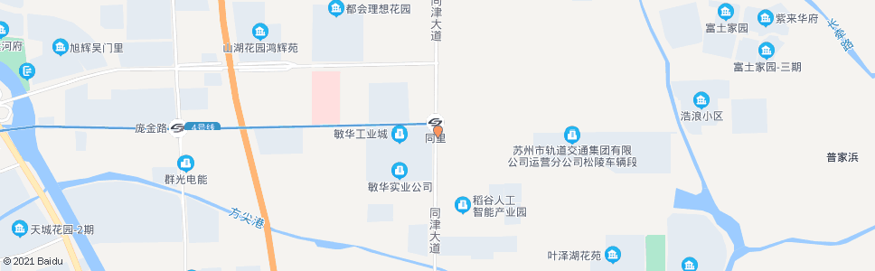 苏州4号线同里站_公交站地图_苏州公交_妙搜公交查询2024