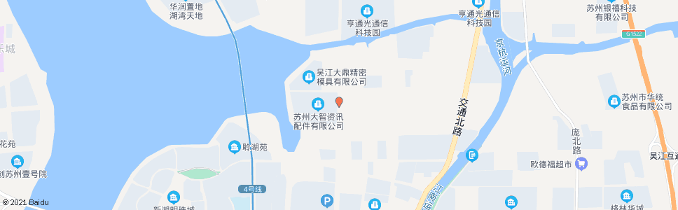 苏州高创电子_公交站地图_苏州公交_妙搜公交查询2024