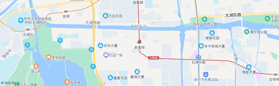 苏州新家桥站_公交站地图_苏州公交_妙搜公交查询2024