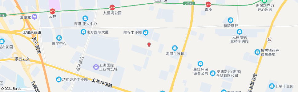 无锡新风路(群兴路)_公交站地图_无锡公交_妙搜公交查询2024
