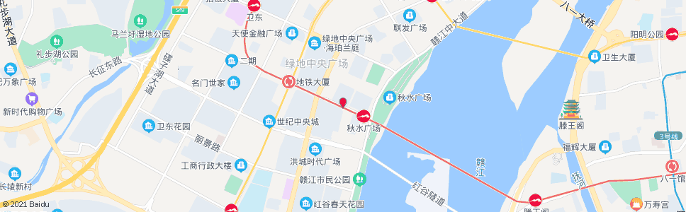 九江精品街(南)_公交站地图_九江公交_妙搜公交查询2024