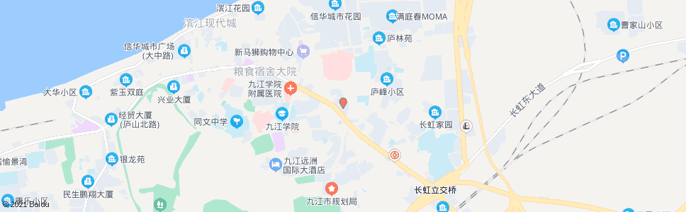九江鸿丰花园_公交站地图_九江公交_妙搜公交查询2024