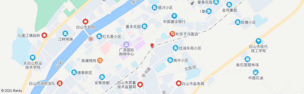 白山贸易城_公交站地图_白山公交_妙搜公交查询2024