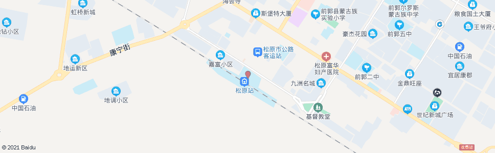 松原西门口_公交站地图_松原公交_妙搜公交查询2024