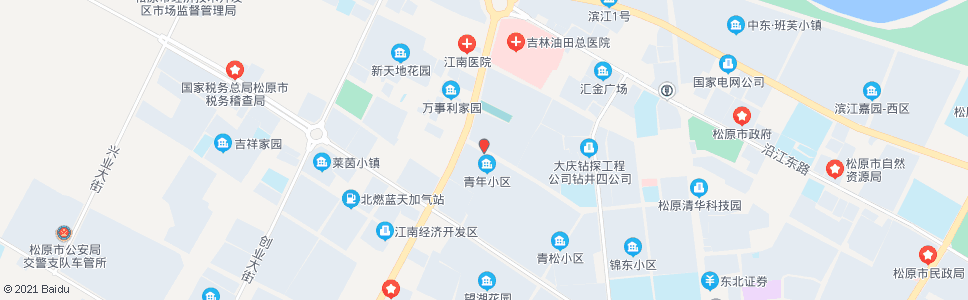 松原江南物业公司_公交站地图_松原公交_妙搜公交查询2024