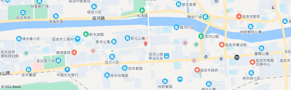 延边长白山公寓_公交站地图_延边公交_妙搜公交查询2024