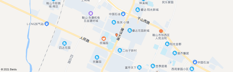 鞍山利民街_公交站地图_鞍山公交_妙搜公交查询2024